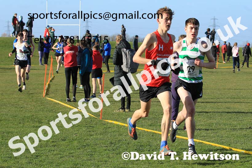 Mens under-17s 2022 Northern Cross Country Champs., Pontefract. Photo: David T. Hewitson/Sports for All Pics